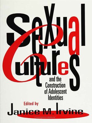 cover image of Sexual Cultures and the Construction of Adolescent Identities